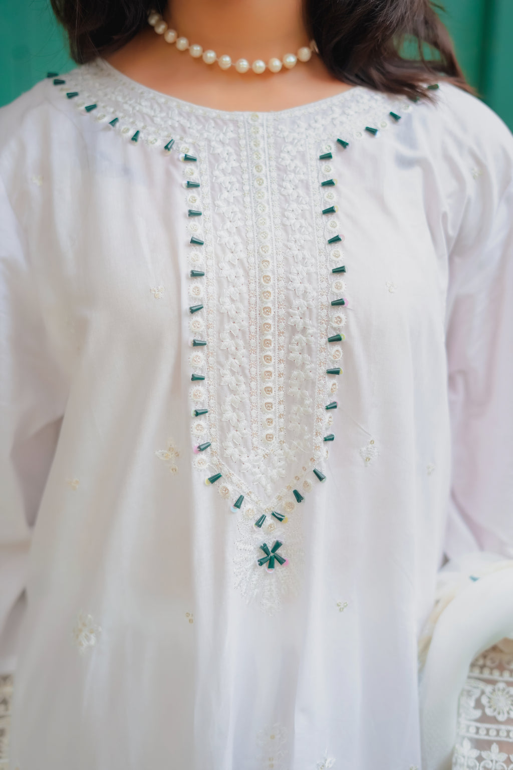 Rani Embroidered 3Pcs ( Lawn Fabric )